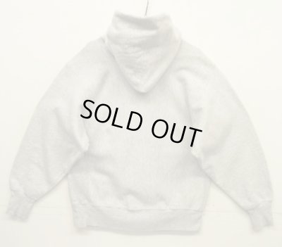 画像5: 90'S CHAMPION "NYU" 刺繍タグ リバースウィーブ パーカー グレー USA製 (VINTAGE)