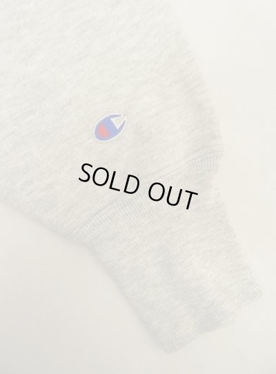 画像4: 90'S CHAMPION "NYU" 刺繍タグ リバースウィーブ パーカー グレー USA製 (VINTAGE)