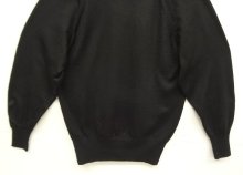 他の写真2: イタリア "POLIZEI" メリノウール タートルネック セーター ブラック (DEADSTOCK)