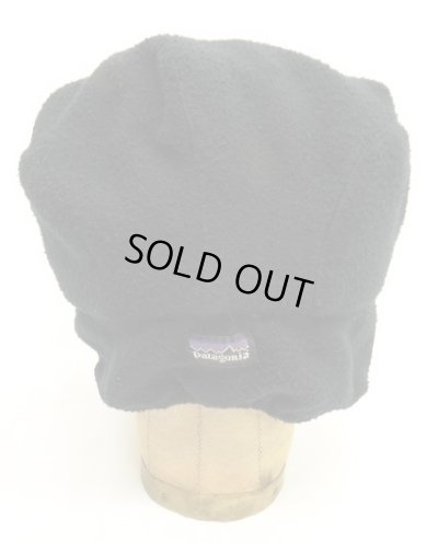 画像4: 90'S PATAGONIA 耳当て付き フリース ハンチング ブラック モロッコ製 (VINTAGE)