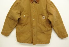 他の写真3: 80'S CARHARTT "MICHIGAN CHORE COAT" 裏地ブランケット ダックジャケット ブラウン USA製 (VINTAGE)