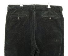 他の写真3: 90'S RALPH LAUREN "ANDREW PANT" ツープリーツ 太畝 コーデュロイパンツ ブラック W38L30 (VINTAGE)