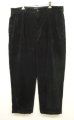 画像1: 90'S RALPH LAUREN "ANDREW PANT" ツープリーツ 太畝 コーデュロイパンツ ブラック W38L30 (VINTAGE) (1)