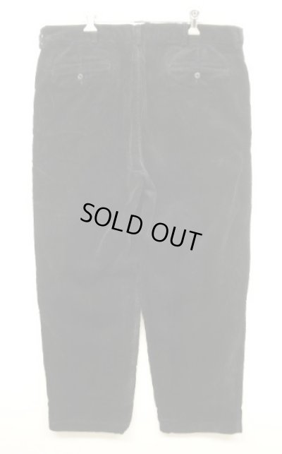画像3: 90'S RALPH LAUREN "ANDREW PANT" ツープリーツ 太畝 コーデュロイパンツ ブラック W38L30 (VINTAGE)