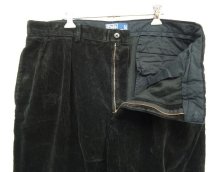 他の写真1: 90'S RALPH LAUREN "ANDREW PANT" ツープリーツ 太畝 コーデュロイパンツ ブラック W38L30 (VINTAGE)