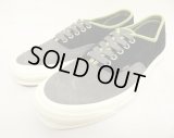VANS "SALES SAMPLE" AUTHENTIC オールレザー スニーカー グレー/ブラック (一点物/NEW)