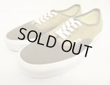 VANS "SALES SAMPLE" AUTHENTIC キャンバス/スウェード スニーカー ブラウン/ベージュ (一点物/NEW)