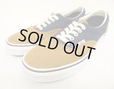VANS "SALES SAMPLE" ERA コーデュロイ/キャンバス スニーカー ブラウン/ネイビー (一点物/NEW)