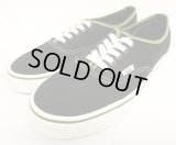 VANS "SALES SAMPLE" AUTHENTIC キャンバス スニーカー ブラック/オリーブトリム (一点物/NEW)