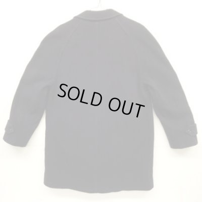 画像6: 90'S BURBERRYS ウール ラグランスリーブ コート ネイビー スペイン製 (VINTAGE)