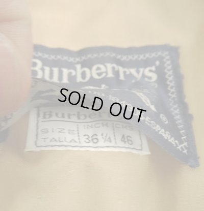 画像3: 90'S BURBERRYS ウール ラグランスリーブ コート ネイビー スペイン製 (VINTAGE)