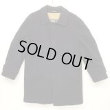 90'S BURBERRYS ウール ラグランスリーブ コート ネイビー スペイン製 (VINTAGE)