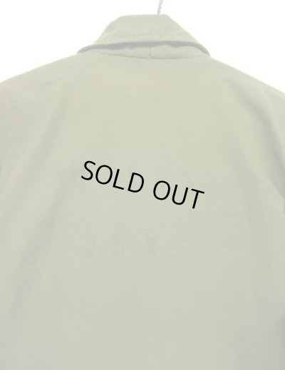 画像6: 60'S アメリカ軍 US NAVY "初期A-2"  三角フラップ ステンシル入り デッキジャケット ミリタリーグリーン (VINTAGE)