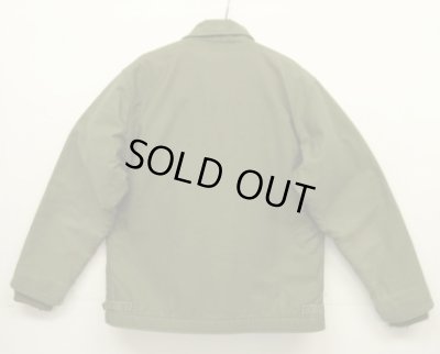 画像5: 60'S アメリカ軍 US NAVY "初期A-2"  三角フラップ ステンシル入り デッキジャケット ミリタリーグリーン (VINTAGE)