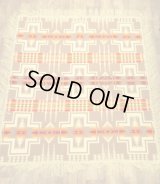 30'S PENDLETON "BEAVER STATE" ウール ラグ 167cm x 157cm (VINTAGE)