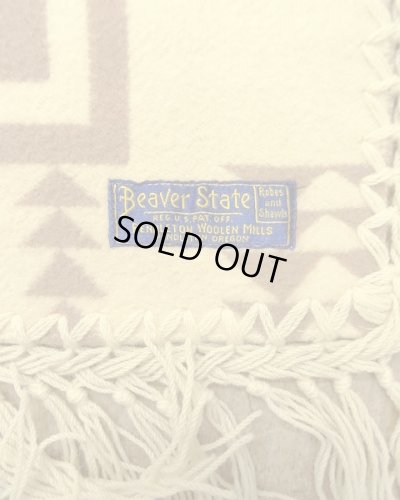 画像2: 30'S PENDLETON "BEAVER STATE" ウール ラグ 167cm x 157cm (VINTAGE)