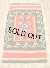 オールド ウール ハンドウーブン ラグ 205cm x 120cm (VINTAGE)