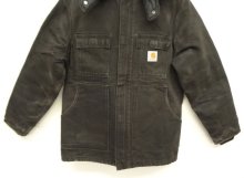 他の写真3: 80'S CARHARTT "TRADITIONAL COAT" フード付き 裏地ブランケット ダックジャケット ブラック USA製 (VINTAGE)