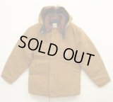 CARHARTT "TRADITIONAL COAT" フード付き 裏地キルティング ダックジャケット ブラウン USA製 (VINTAGE)