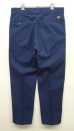 画像3: 90'S DICKIES ツープリーツ ワークパンツ ネイビー W34L30 USA製 (VINTAGE) (3)