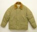 画像1: 80'S LL Bean 襟コーデュロイ グースダウンジャケット タン USA製 (VINTAGE) (1)