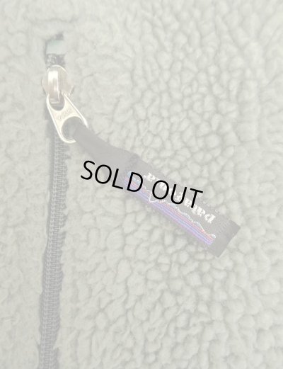 画像4: 90'S PATAGONIA レトロカーディガン カーキ/チャコール USA製 (VINTAGE)