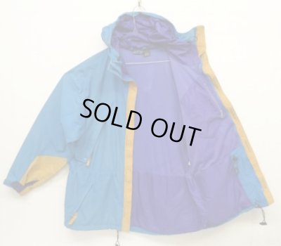 画像4: 90'S PATAGONIA "GUIDE SHELL JACKET" 旧タグ ナイロン シェルジャケット ブルー/マンゴー/パープル (VINTAGE)