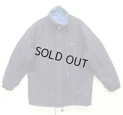 画像1: 90'S PATAGONIA "GUIDE PARKA" 旧タグ 中綿入り ハーフコート ネイビー (VINTAGE)