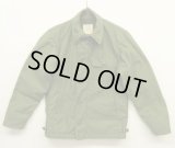 60'S アメリカ軍 US NAVY "A-2" 背面ステンシル デッキジャケット ミリタリーグリーン (VINTAGE)