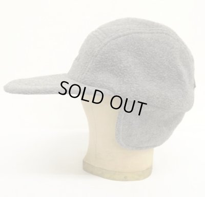 画像3: 90'S LL Bean "POLARTEC" 筆記体ロゴ 耳当て付き フリース ロングビルキャップ グレー USA製 (VINTAGE)