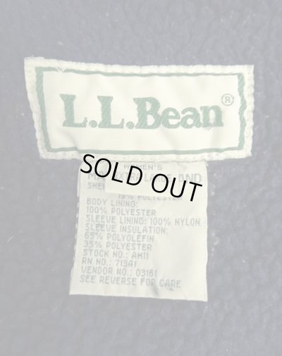 画像2: 90'S LL Bean 中綿THINSULATE入り 裏ボア付き ナイロンジャケット ネイビー (VINTAGE)