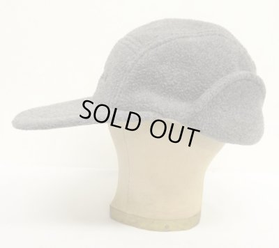 画像7: 90'S LL Bean "POLARTEC" 筆記体ロゴ 耳当て付き フリース ロングビルキャップ グレー USA製 (VINTAGE)