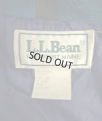 画像2: 90'S LL Bean プリマロフト ハーフジップ フード付きジャケット グリーン/パープル USA製 (VINTAGE)
