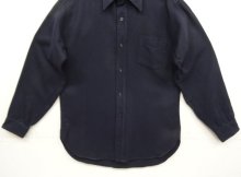 他の写真3: 70'S PENDLETON 片側ポケット ウールシャツ ネイビー USA製 (VINTAGE)