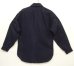 画像3: 70'S PENDLETON 片側ポケット ウールシャツ ネイビー USA製 (VINTAGE) (3)