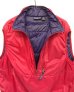 画像3: 90'S PATAGONIA 中綿入り パフボールベスト レッド/パープル USA製 (VINTAGE) (3)