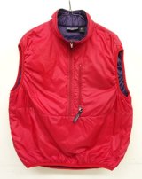 90'S PATAGONIA 中綿入り パフボールベスト レッド/パープル USA製 (VINTAGE)