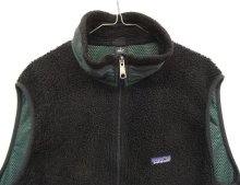 他の写真1: 90'S PATAGONIA "初期型" 裏地P.E.F レトロX ベスト ブラック USA製 (VINTAGE)