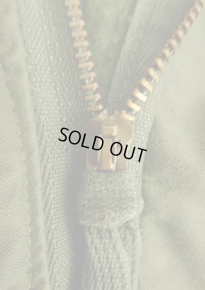 画像3: 70'S アメリカ軍 US NAVY "A-2" 背面ステンシル デッキジャケット ミリタリーグリーン (VINTAGE)