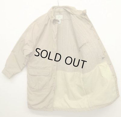 画像3: 80'S LL Bean "STORM COAT" 裏地ウール ストームコート ベージュ USA製 (VINTAGE)