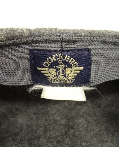 画像6: DOCKERS ウール ハンチング ダークグレー (VINTAGE)