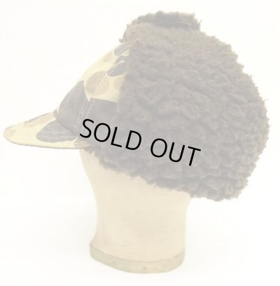 画像6: 80'S COLUMBIA "GORE-TEX" 裏地ボアフリース 耳当て付き 2WAYキャップ ダックハンターカモ USA製 (VINTAGE)