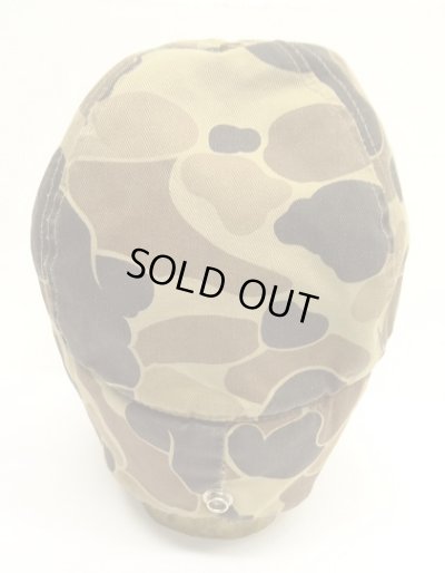 画像4: 80'S COLUMBIA "GORE-TEX" 裏地ボアフリース 耳当て付き 2WAYキャップ ダックハンターカモ USA製 (VINTAGE)