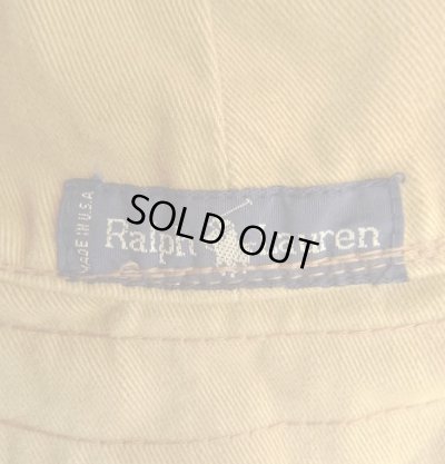 画像2: 80'S RALPH LAUREN サファリハット タン USA製 (VINTAGE)