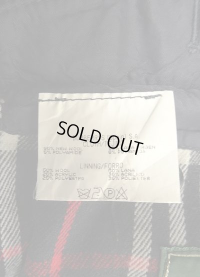 画像4: 90'S BURBERRYS チンスト付き ウール ラグランスリーブ ハーフコート ネイビー スペイン製 (VINTAGE)