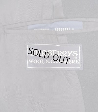 画像3: 80'S BURBERRYS ウール/カシミア バルマカーンコート ネイビー イングランド製 (VINTAGE)