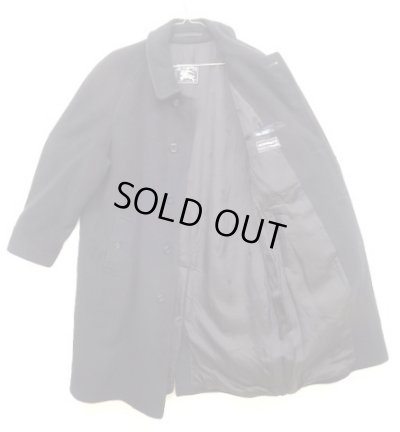 画像5: 80'S BURBERRYS ウール/カシミア バルマカーンコート ネイビー イングランド製 (VINTAGE)