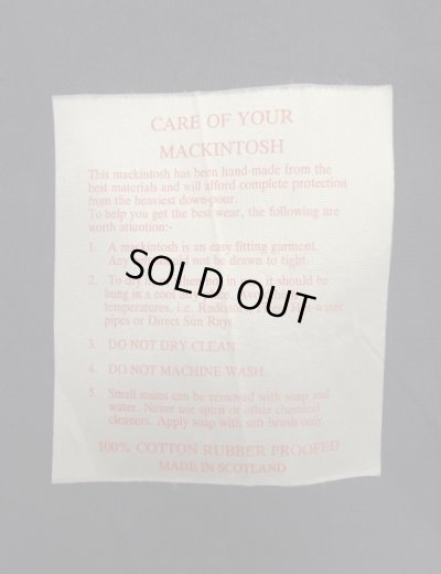 画像5: DUNHILL ウールライナー付き マッキントッシュコート ネイビー スコットランド製 (VINTAGE)