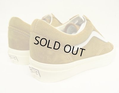 画像4: VANS "SALES SAMPLE" OLD SKOOL ワックスレザー スニーカー ゴールデンブラウン (一点物/NEW)