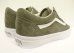 画像4: VANS "SALES SAMPLE" OLD SKOOL スウェード スニーカー グレーカーキ (一点物/NEW) (4)